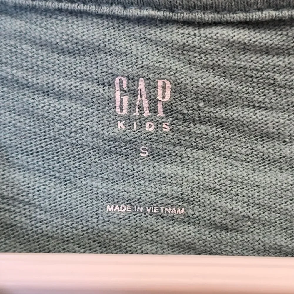 GAP Kids Boys S Flash Skater Turquiose Crewneck Short Sleeve Cotton T-Shirt